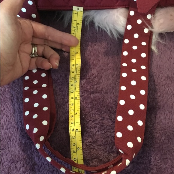 Brand New Adorable Red & White Dot Tote! - Picture 16 of 16